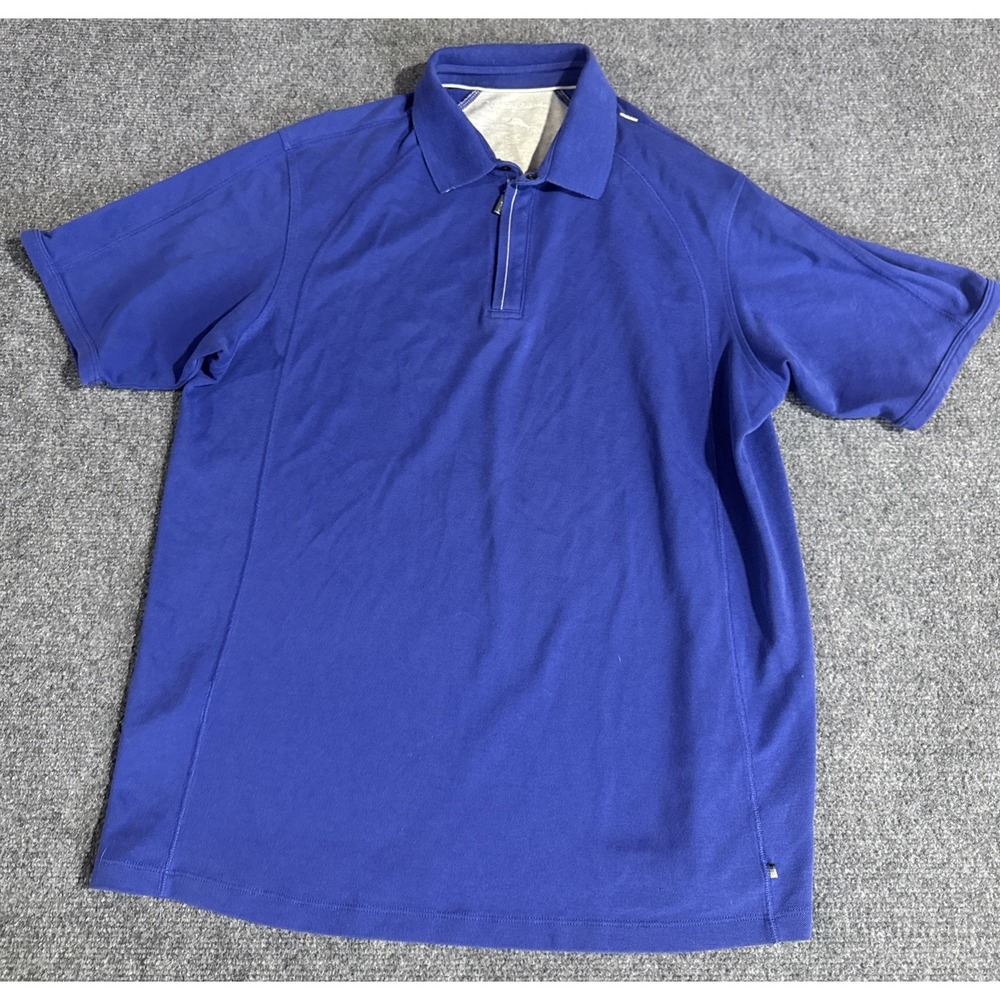 Tommy Bahama Short Sleeve Polo Shirt in Royal Blue